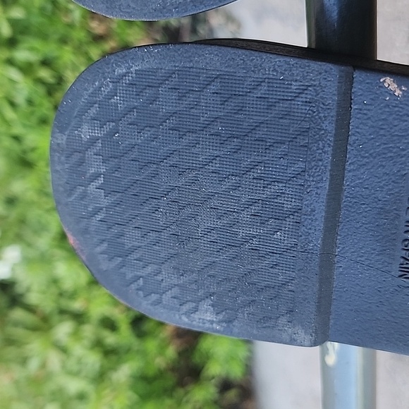 Marila Summer Stories Black Slide Sandals with Woven Buckle - Picture 10 of 13